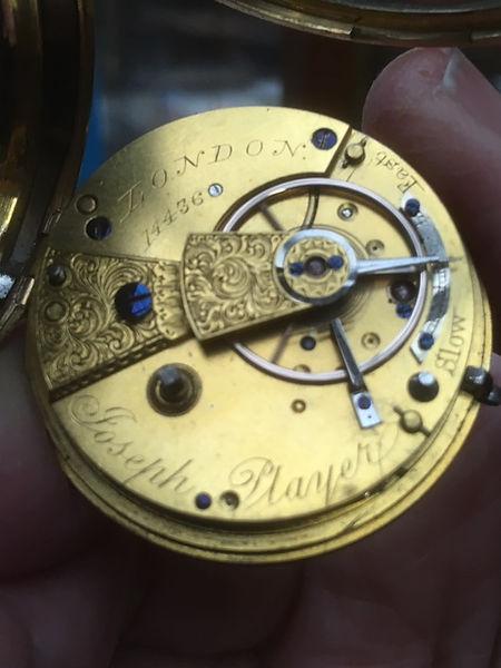 Manufacturer mark on an old collectible object