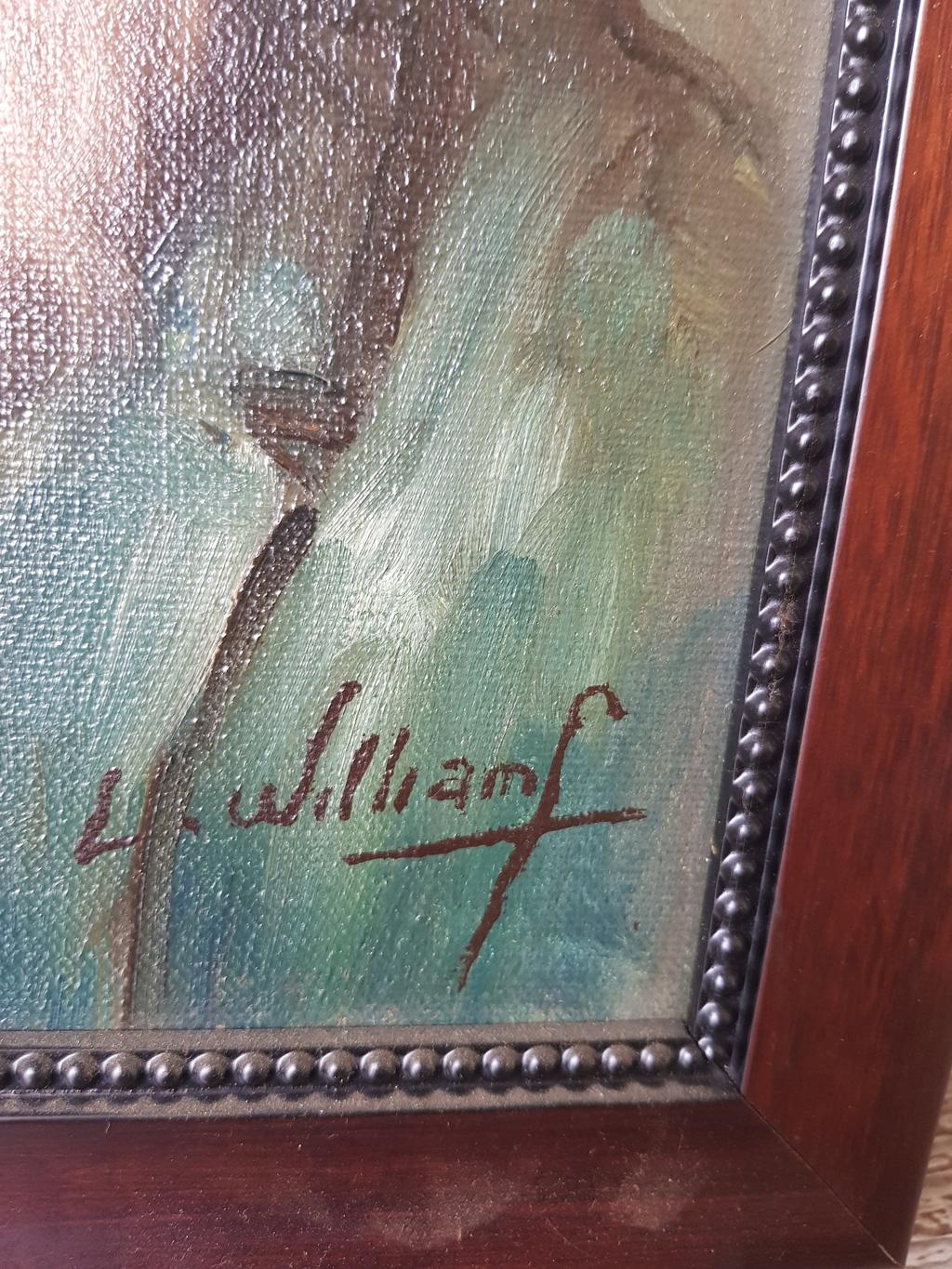 Label or mark on an antique object