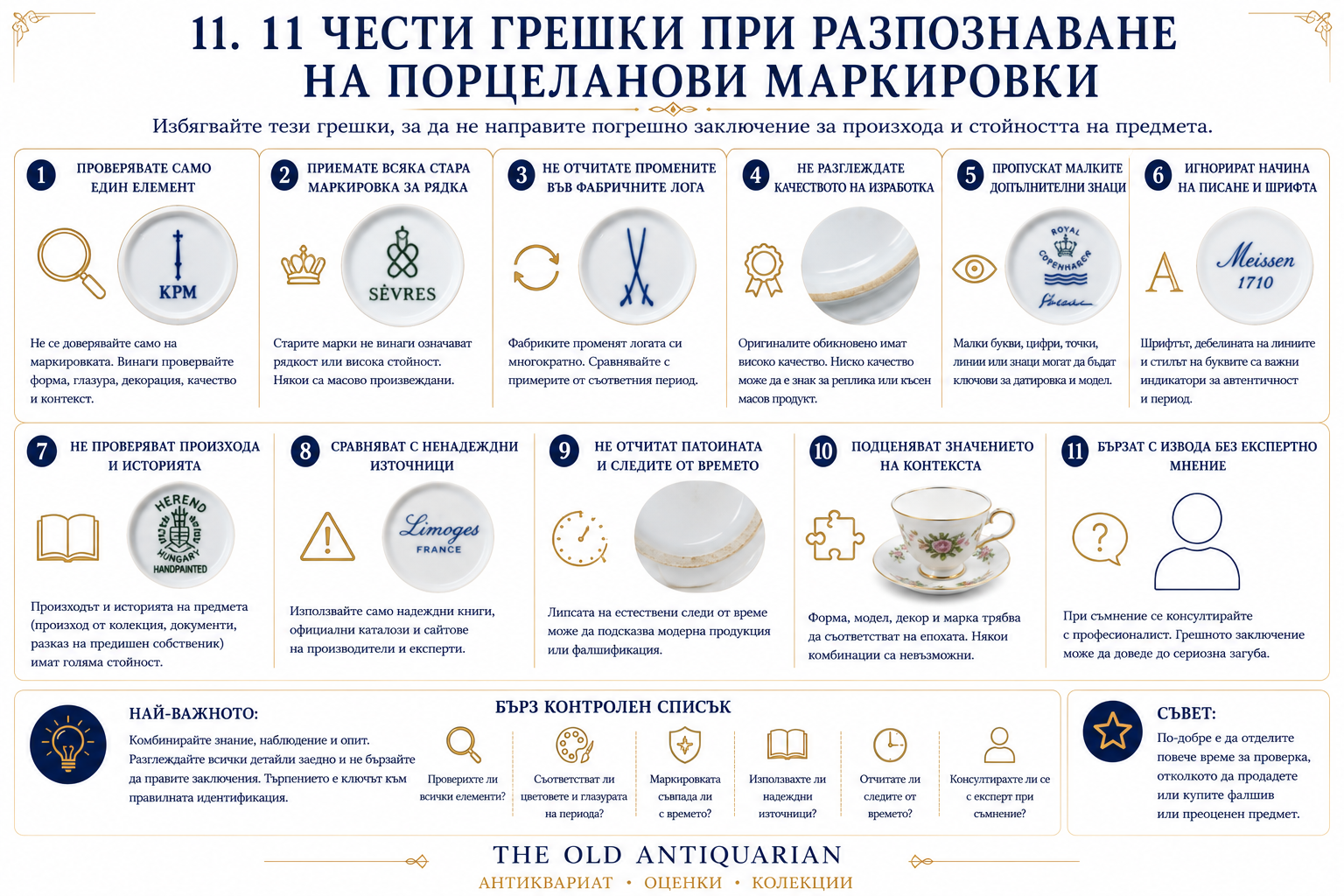 Грешки при разпознаване на порцеланови маркировки 11 най-чести грешки при разпознаване на порцеланови маркировки