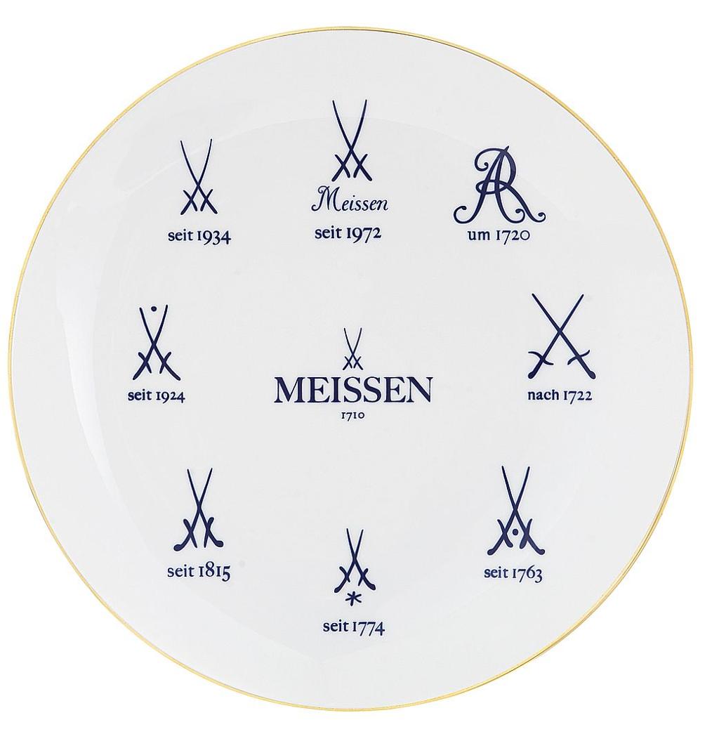 Meissen factory marks Evolution of Meissen crossed swords marks
