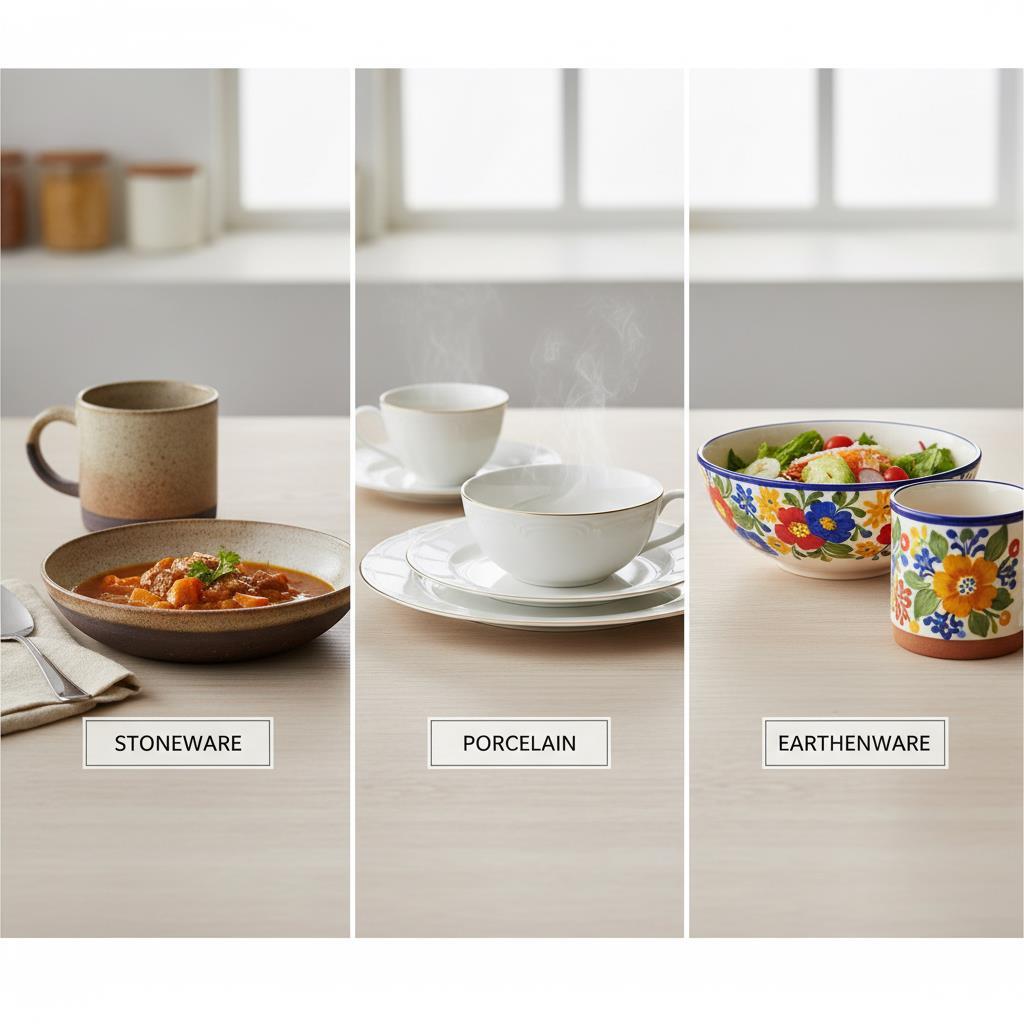 Porcelain vs Faience Comparison