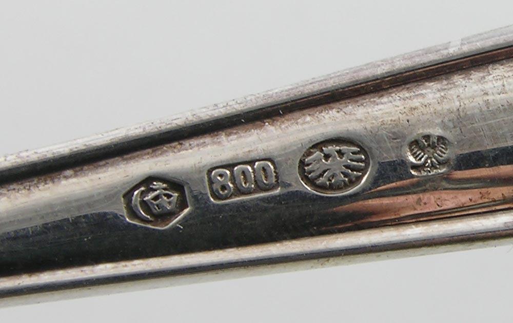 Silver hallmarks and maker's marks