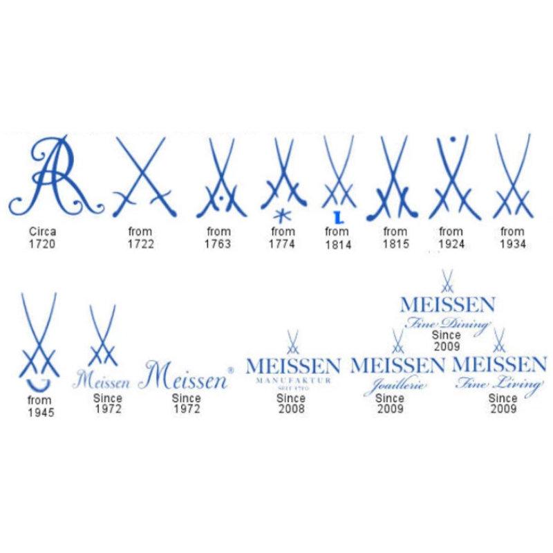 Authentic Meissen crossed swords porcelain marks
