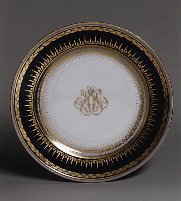 Ръчно рисувана чиния Haviland Limoges