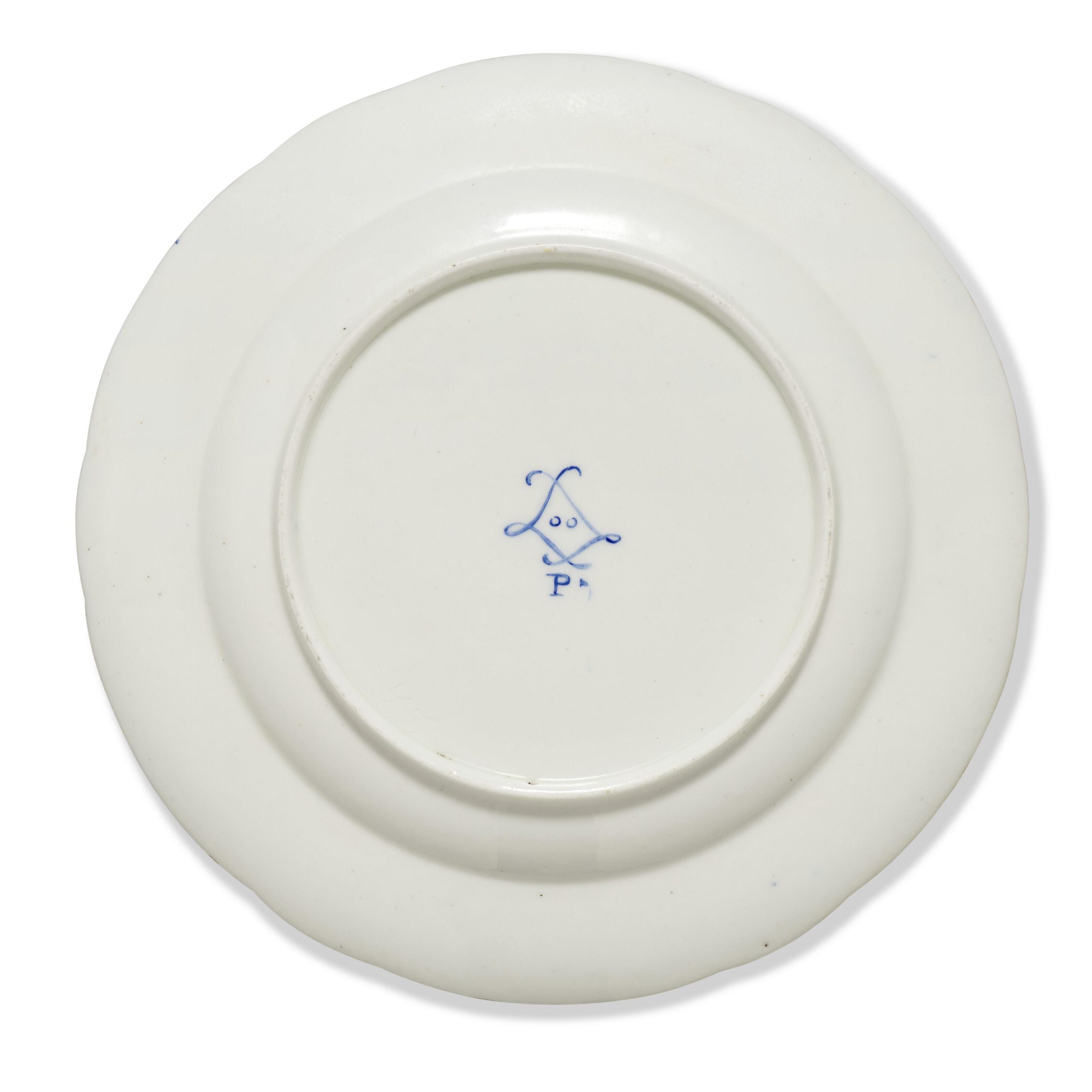 Оригинална синя маркировка върху дъното на порцелан Sèvres