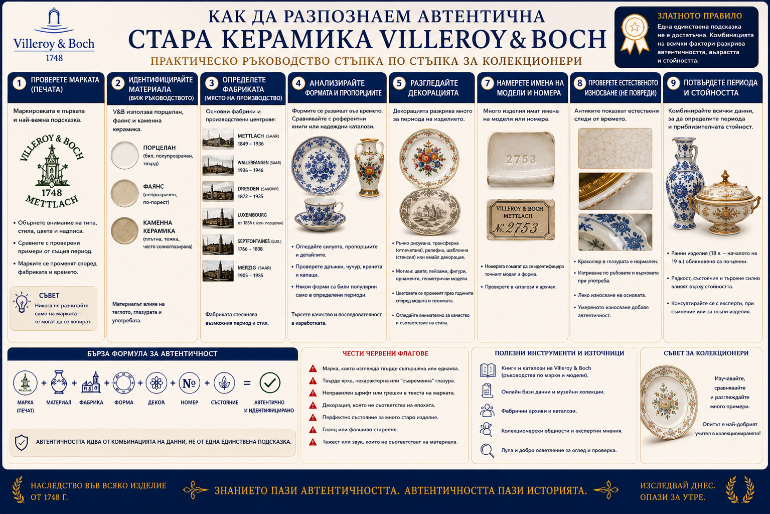 Как да разпознаем оригинален Villeroy & Boch – практическо ръководство за автентичност