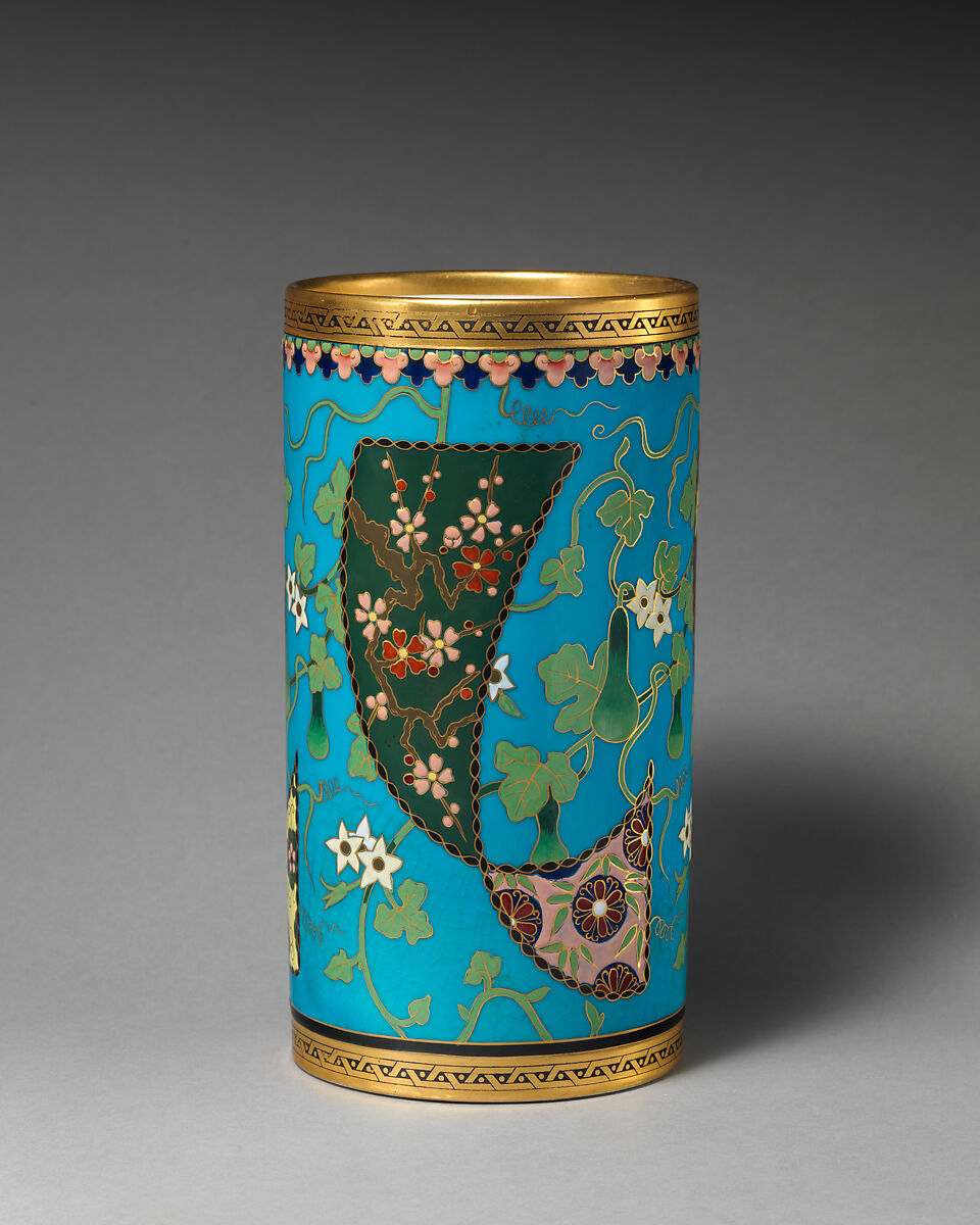 Порцеланова ваза Minton Cloisonné от 1869 година