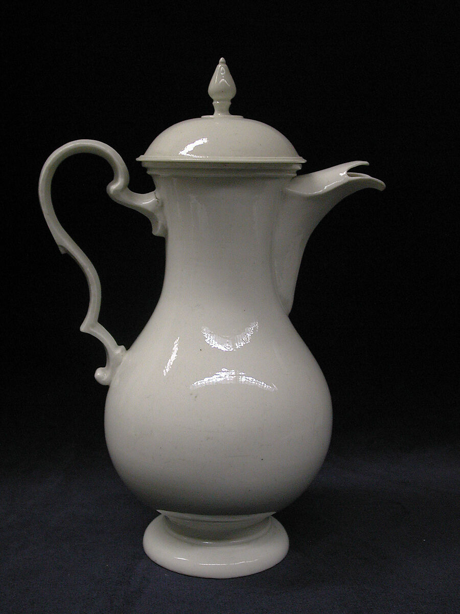 Antique Capodimonte porcelain coffee pot