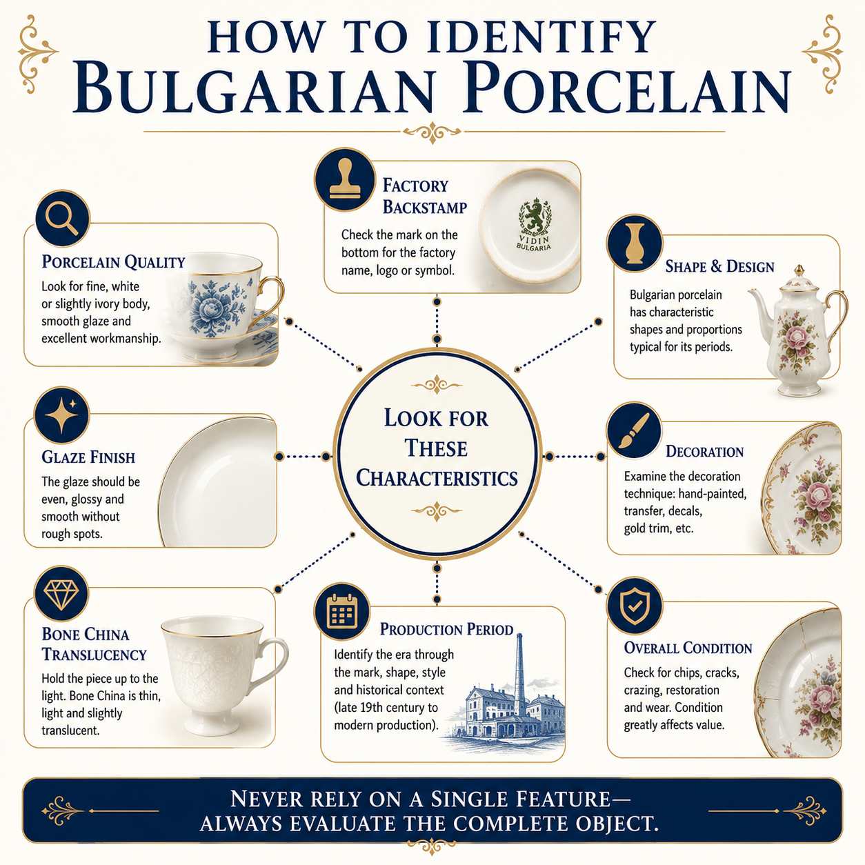 How to Identify Bulgarian Porcelain