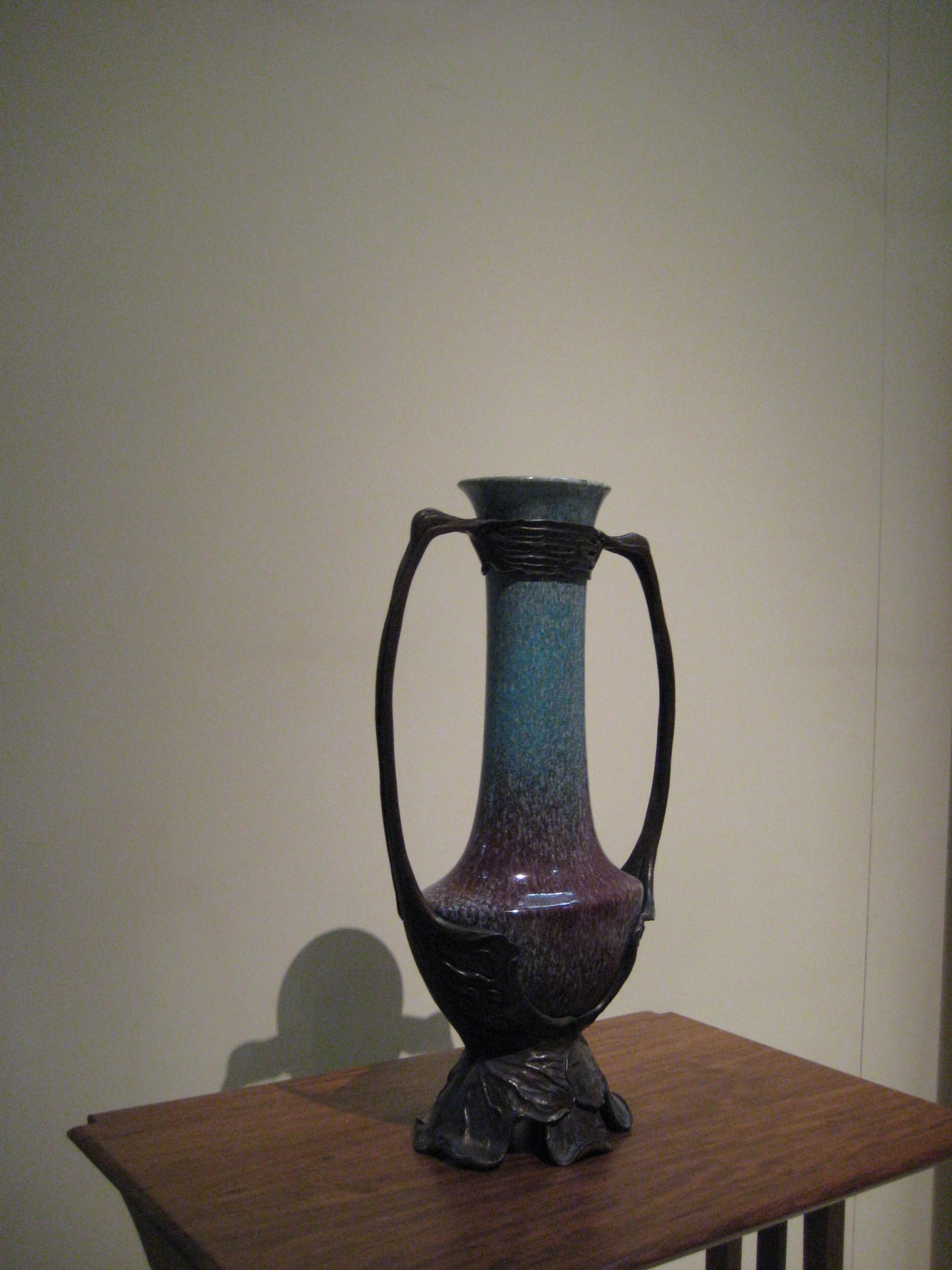 KPM Berlin Art Nouveau porcelain vase designed by Otto Eckmann