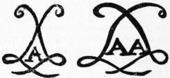 18th century Double L Sèvres porcelain mark