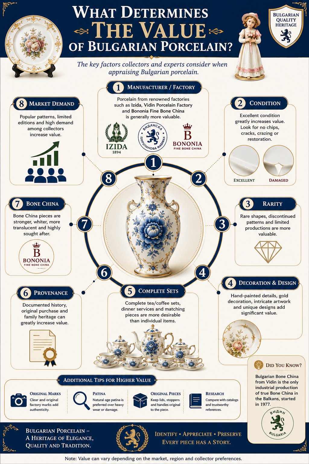 What Determines the Value of Bulgarian Porcelain