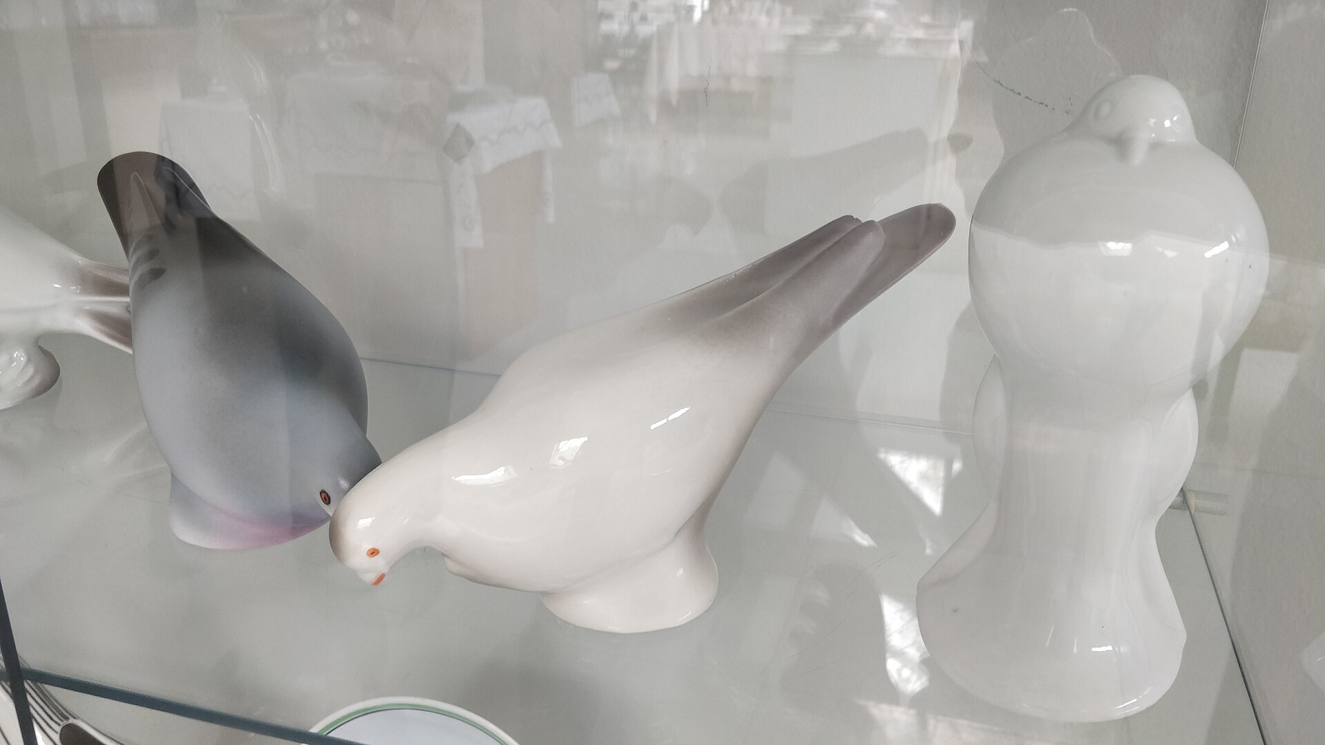 Decorated porcelain from the Boris Kidrič factory in Veles former Yugoslavia