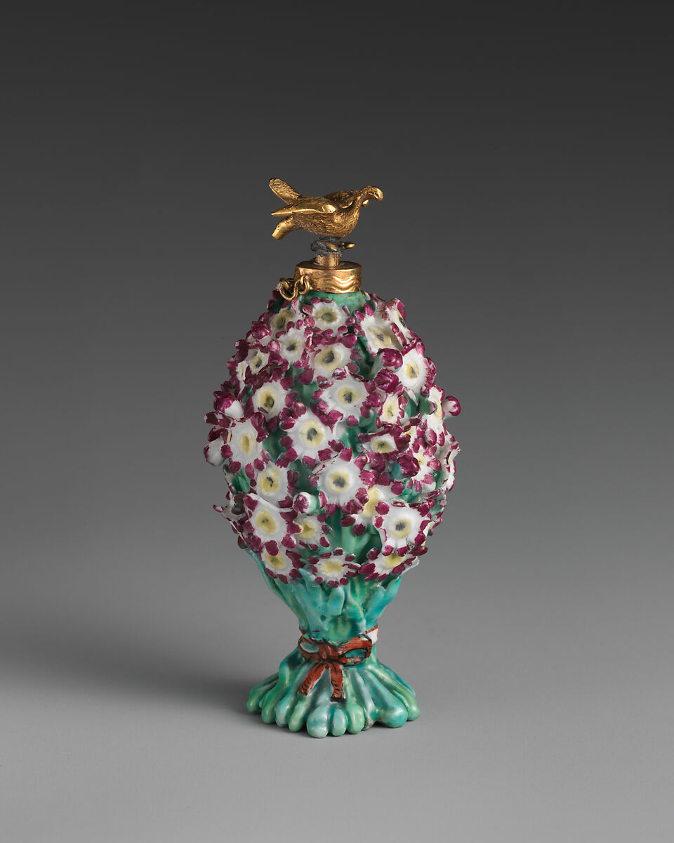 Chelsea Porcelain Bouquet – Transitional Brown Anchor Period Chelsea porcelain flower bouquet associated with the Brown Anchor and transitional period
