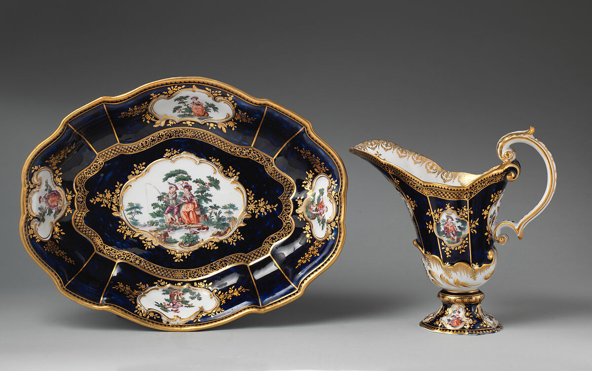 Chelsea Porcelain Ewer – Gold Anchor Period, c. 1761 Chelsea porcelain ewer circa 1761 from the Gold Anchor Period