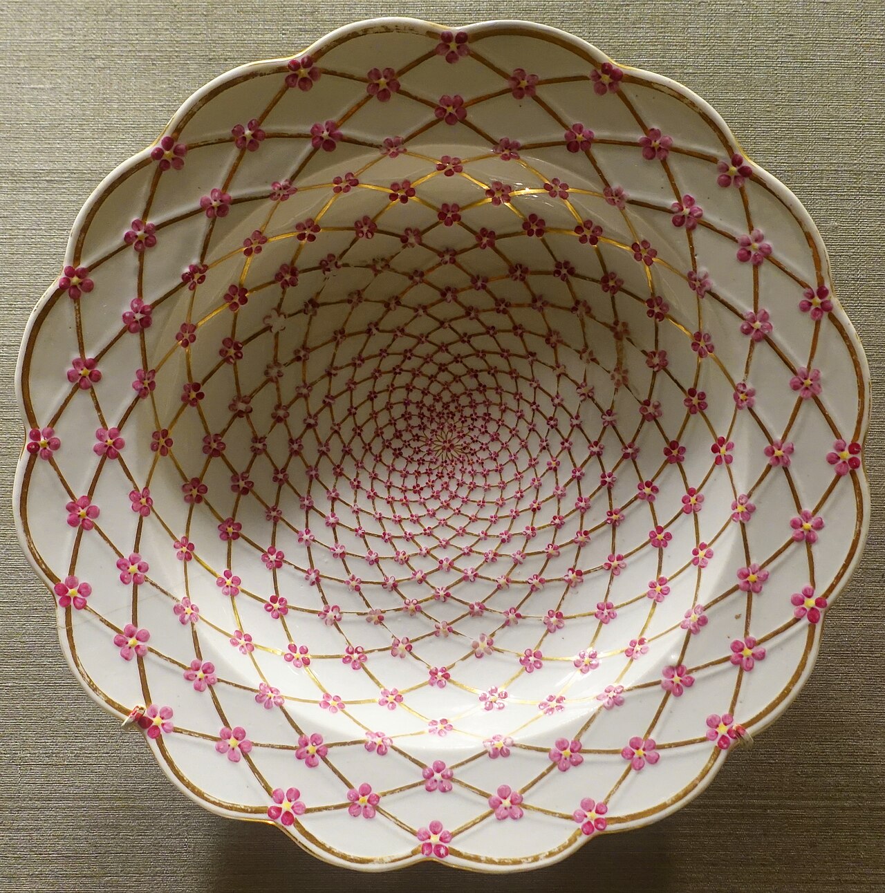Imperial Russian porcelain plate from the reign of Empress Elizabeth circa 1755 to 1760