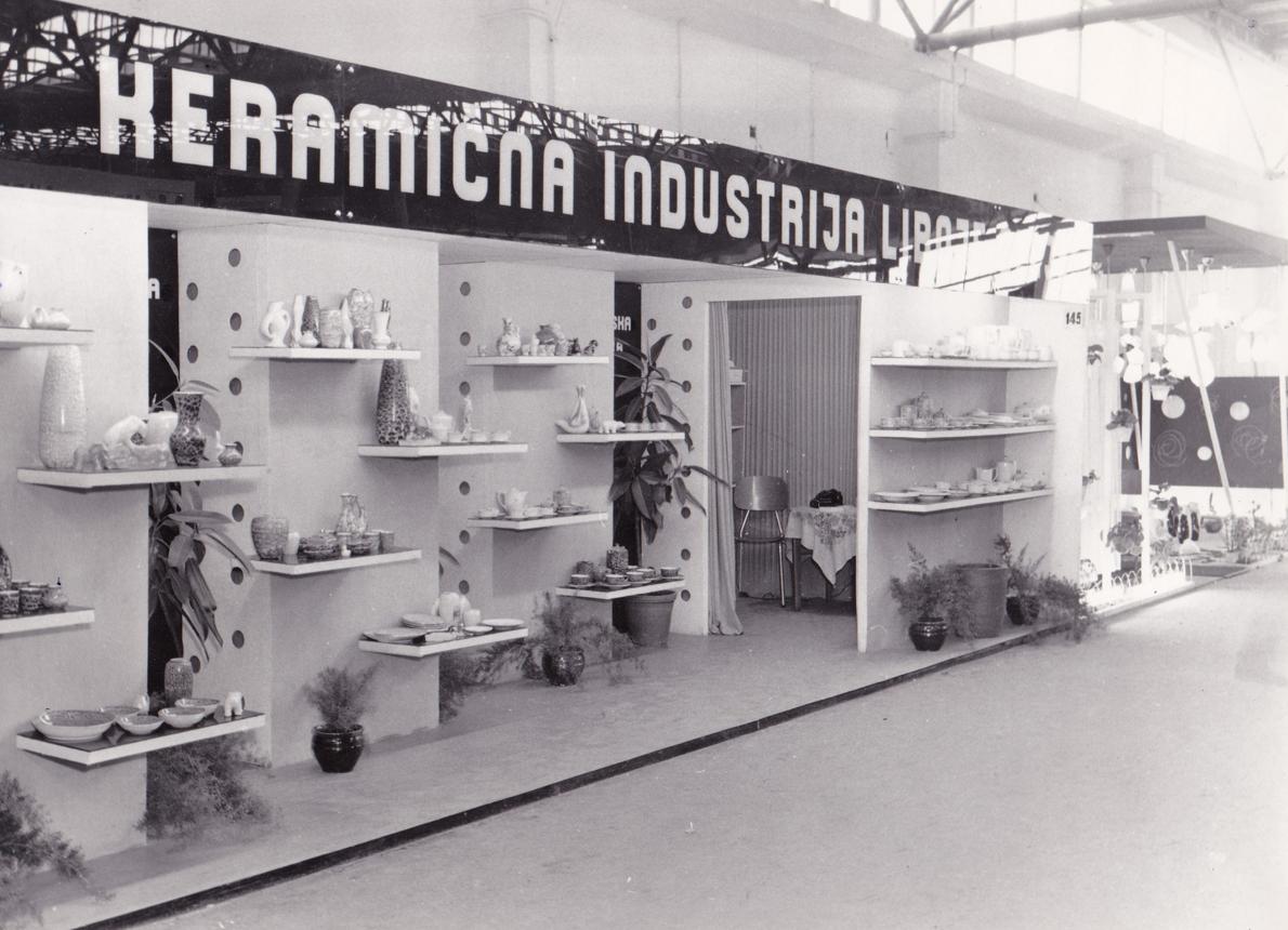 Keramična industrija Liboje Celje Yugoslavia ceramics exhibition
