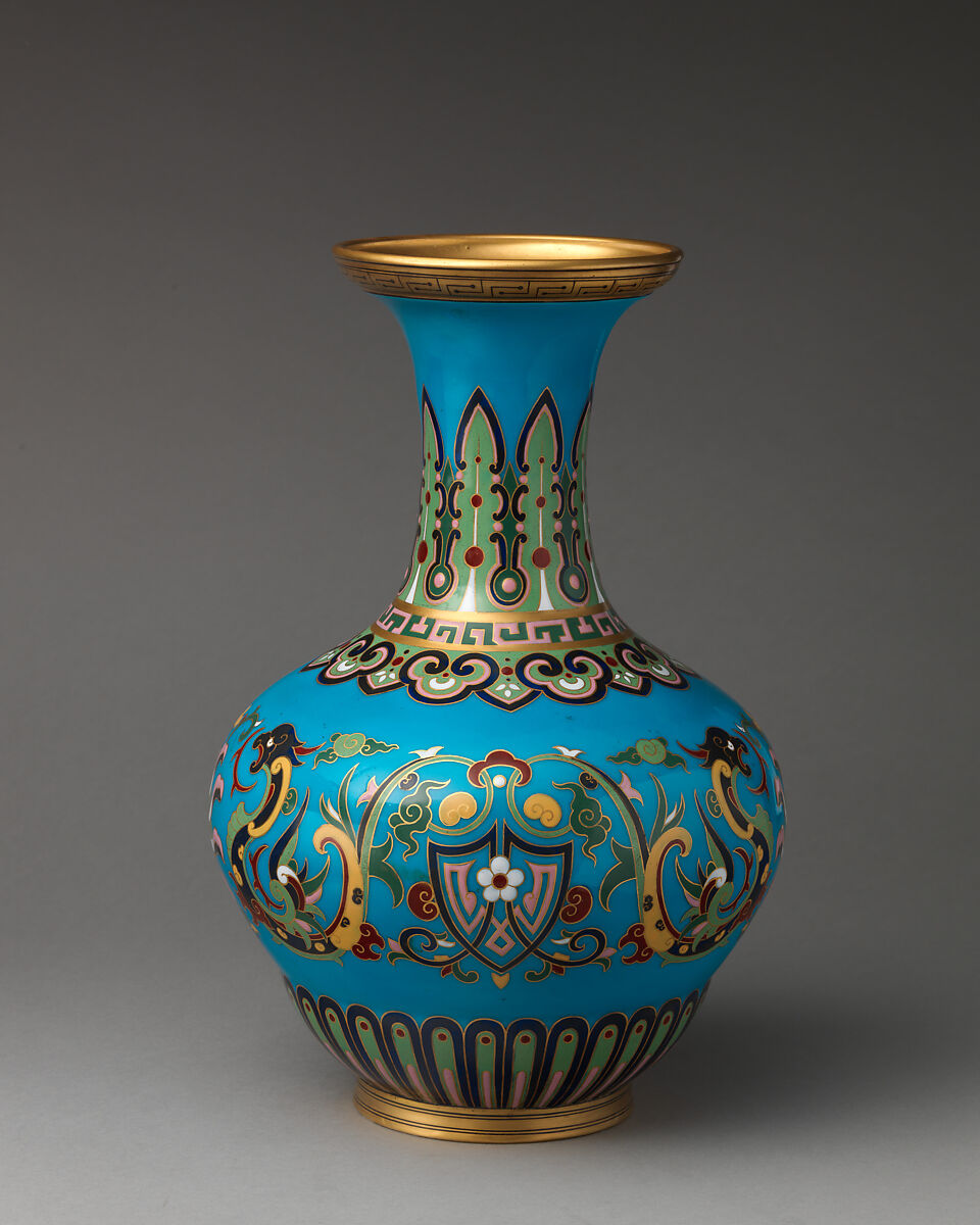 Minton Cloisonné Vase