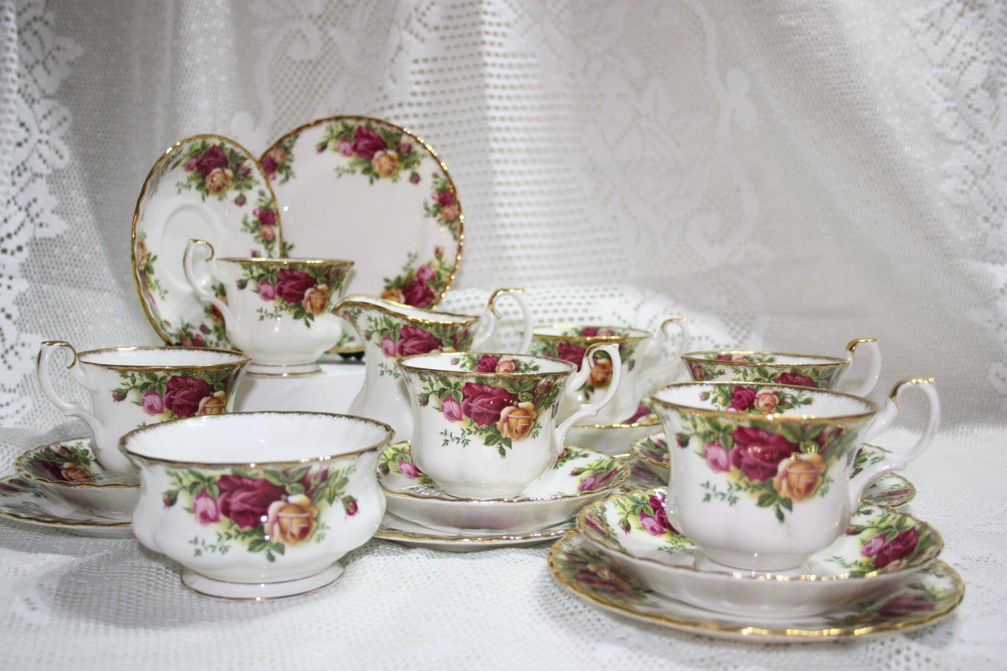 Royal Albert Old Country Roses vintage bone china made in England