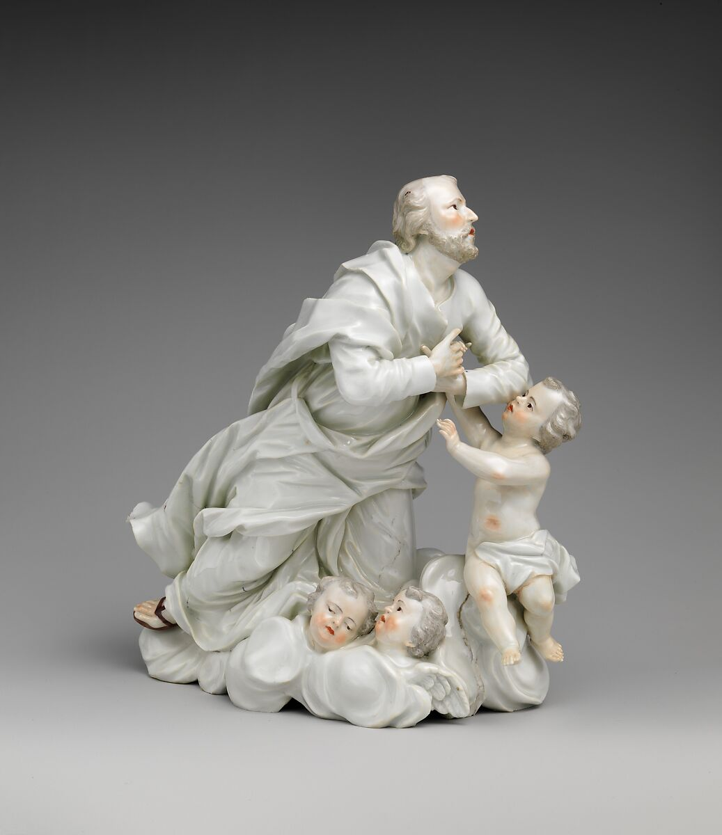 Frankenthal porcelain Journey of a Soul to Heaven circa 1765 modelled by Franz Konrad Linck