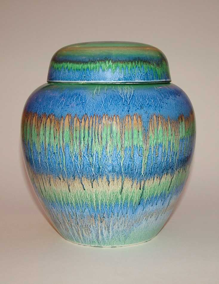 Shelley Harmony Art Ware ginger jar associated with Eric Slater around 1932